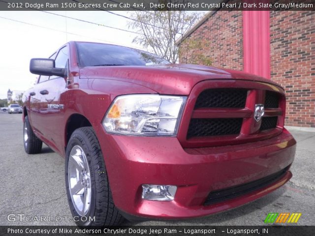 2012 Dodge Ram 1500 Express Crew Cab 4x4 in Deep Cherry Red Crystal Pearl