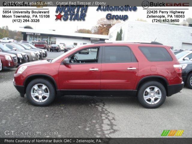 2012 GMC Acadia SLE AWD in Crystal Red Tintcoat