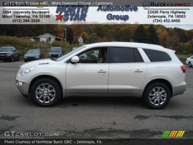 2012 Buick Enclave AWD in White Diamond Tricoat