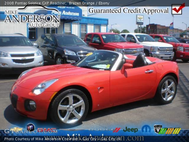 2008 Pontiac Solstice GXP Roadster in Brazen Orange