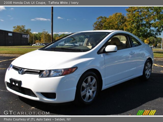 2008 Honda Civic LX Coupe in Taffeta White