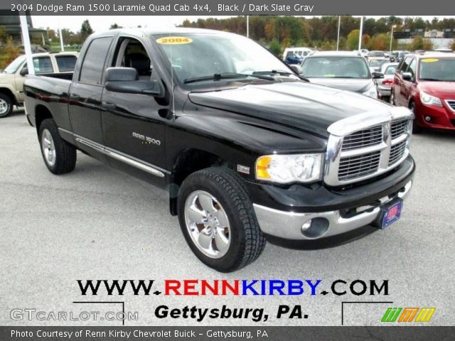 2004 Dodge Ram 1500 Laramie Quad Cab 4x4 in Black