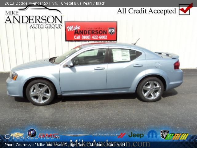 2013 Dodge Avenger SXT V6 in Crystal Blue Pearl