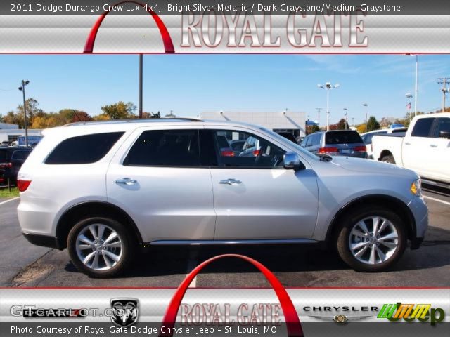 2011 Dodge Durango Crew Lux 4x4 in Bright Silver Metallic