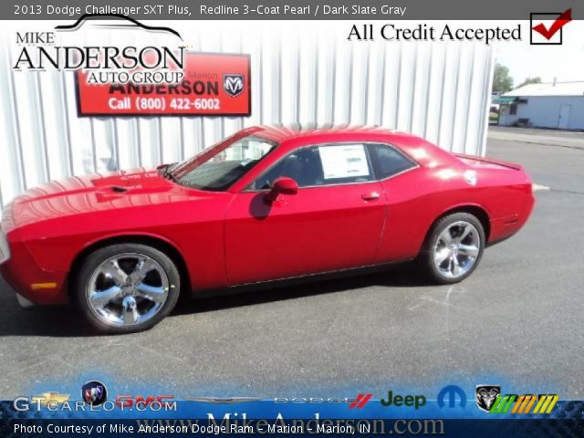 2013 Dodge Challenger SXT Plus in Redline 3-Coat Pearl