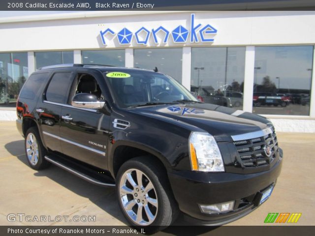 2008 Cadillac Escalade AWD in Black Raven
