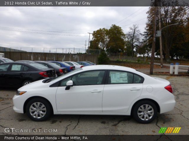 2012 Honda Civic LX Sedan in Taffeta White