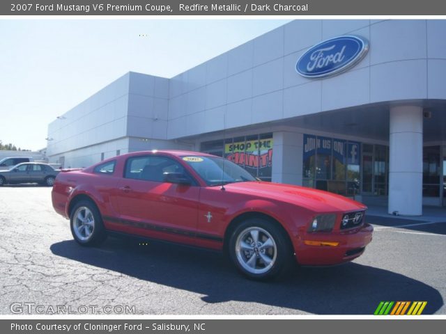 2007 Ford Mustang V6 Premium Coupe in Redfire Metallic