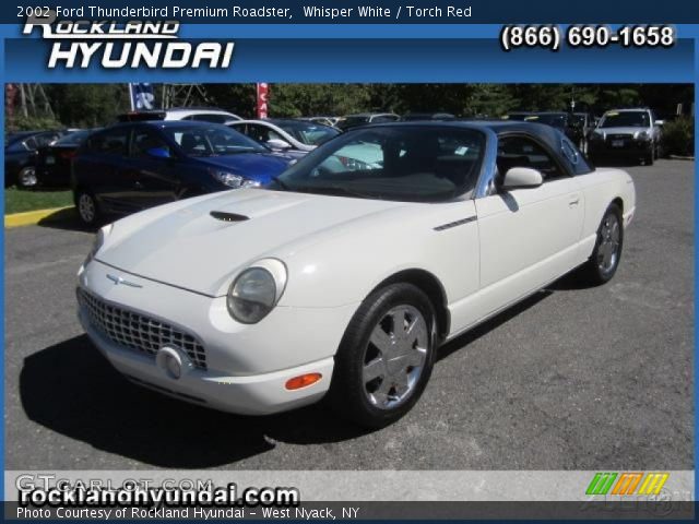 2002 Ford Thunderbird Premium Roadster in Whisper White
