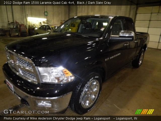 2012 Dodge Ram 1500 Laramie Quad Cab 4x4 in Black