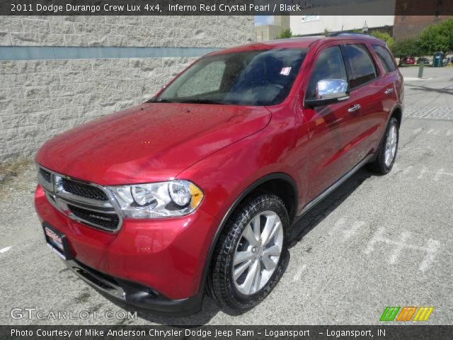 2011 Dodge Durango Crew Lux 4x4 in Inferno Red Crystal Pearl