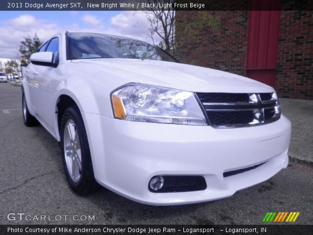 2013 Dodge Avenger SXT in New Bright White