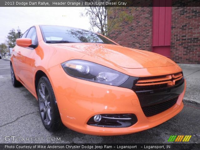 2013 Dodge Dart Rallye in Header Orange
