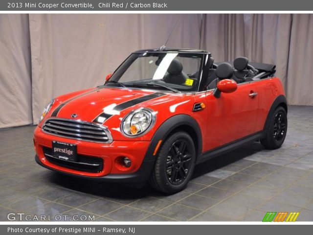 2013 Mini Cooper Convertible in Chili Red