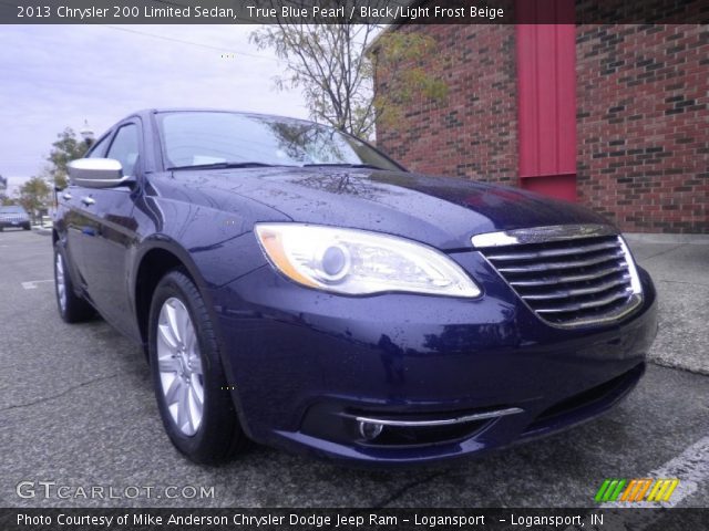 2013 Chrysler 200 Limited Sedan in True Blue Pearl