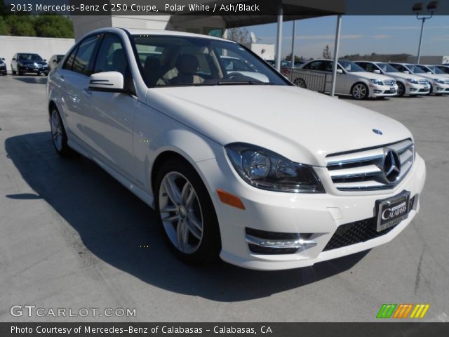 2013 Mercedes-Benz C 250 Coupe in Polar White