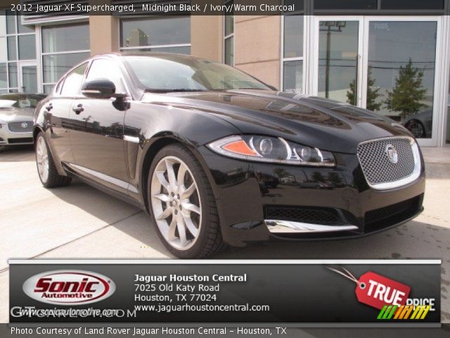 2012 Jaguar XF Supercharged in Midnight Black