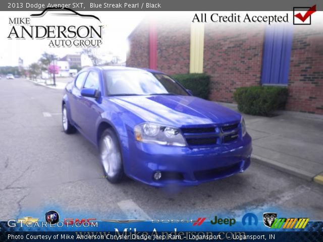 2013 Dodge Avenger SXT in Blue Streak Pearl