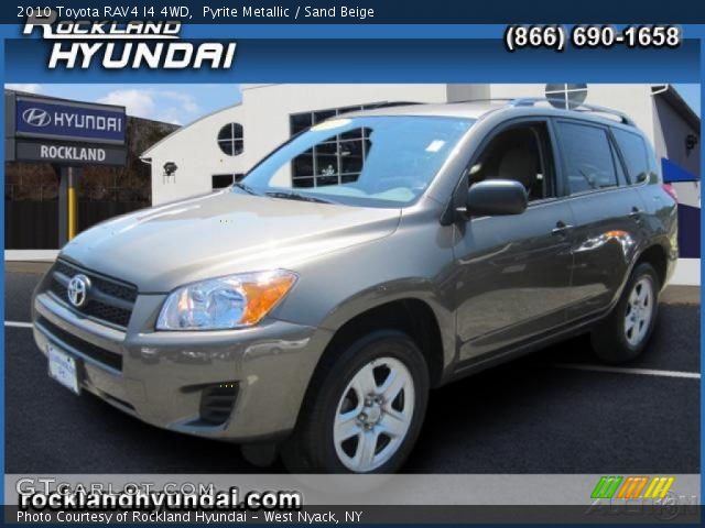 2010 Toyota RAV4 I4 4WD in Pyrite Metallic