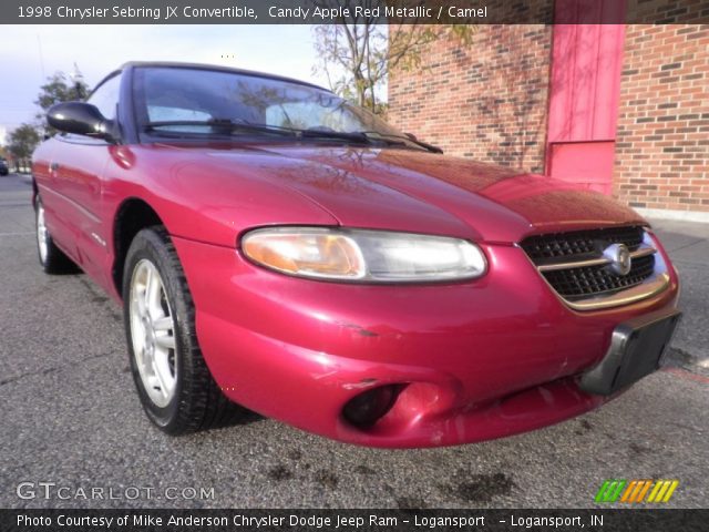 1998 Chrysler Sebring JX Convertible in Candy Apple Red Metallic