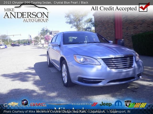 2013 Chrysler 200 Touring Sedan in Crystal Blue Pearl