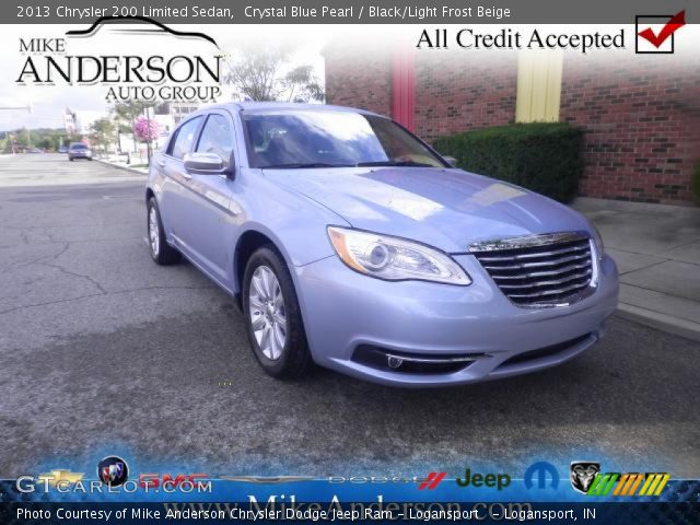 2013 Chrysler 200 Limited Sedan in Crystal Blue Pearl
