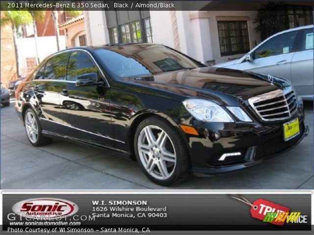 2011 Mercedes-Benz E 350 Sedan in Black