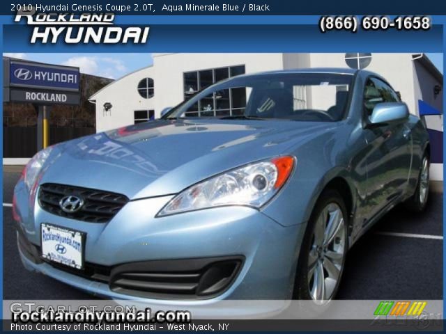 2010 Hyundai Genesis Coupe 2.0T in Aqua Minerale Blue