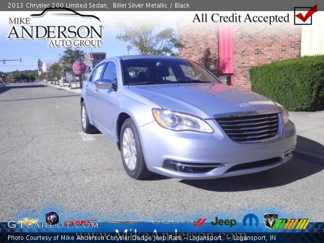 2013 Chrysler 200 Limited Sedan in Billet Silver Metallic