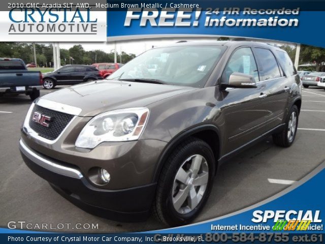 2010 GMC Acadia SLT AWD in Medium Brown Metallic