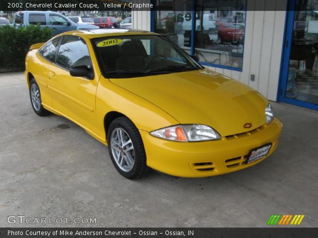 2002 Chevrolet Cavalier Coupe in Yellow