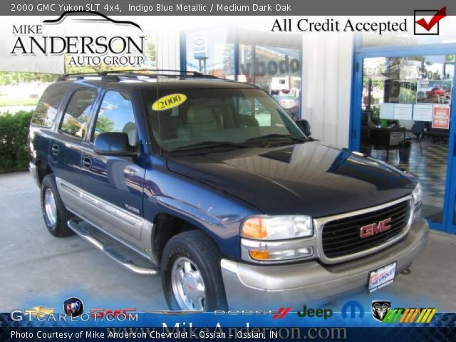 2000 GMC Yukon SLT 4x4 in Indigo Blue Metallic