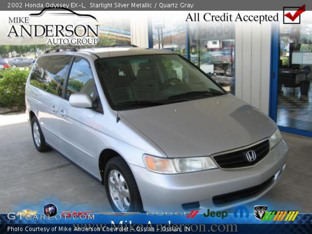 2002 Honda Odyssey EX-L in Starlight Silver Metallic