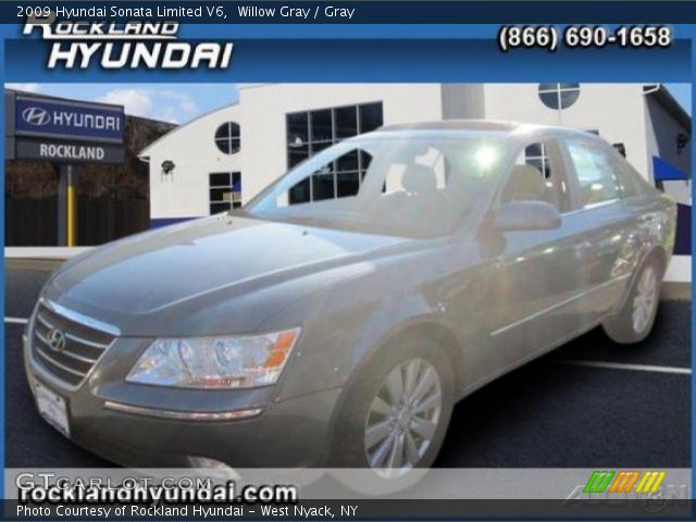 2009 Hyundai Sonata Limited V6 in Willow Gray