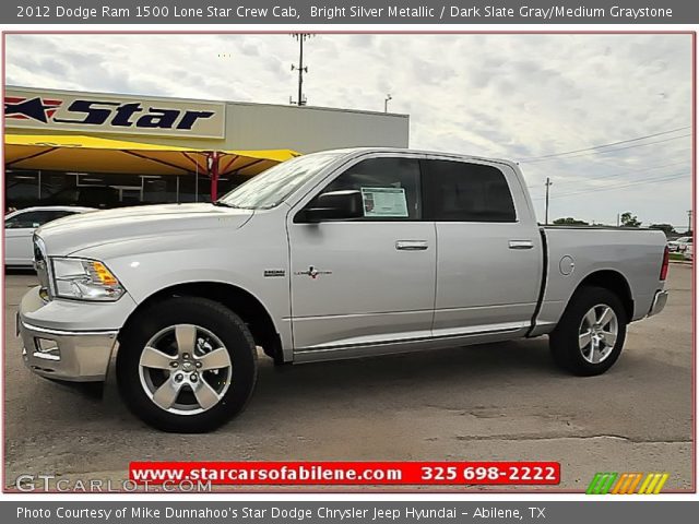 2012 Dodge Ram 1500 Lone Star Crew Cab in Bright Silver Metallic