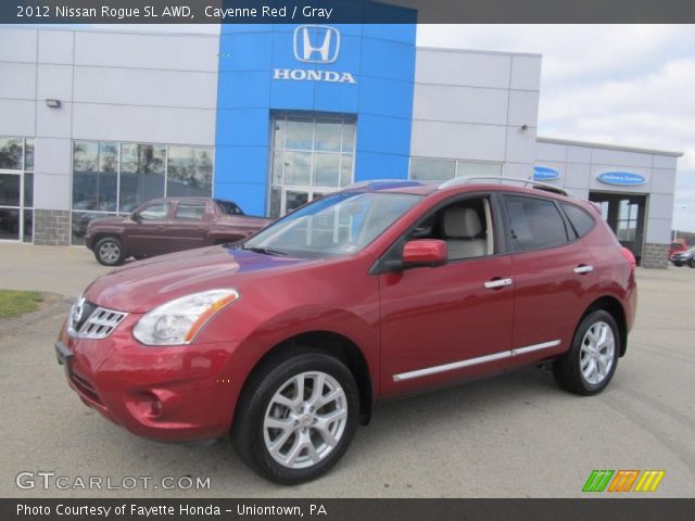 2012 Nissan Rogue SL AWD in Cayenne Red