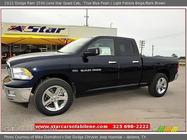 2012 Dodge Ram 1500 Lone Star Quad Cab in True Blue Pearl