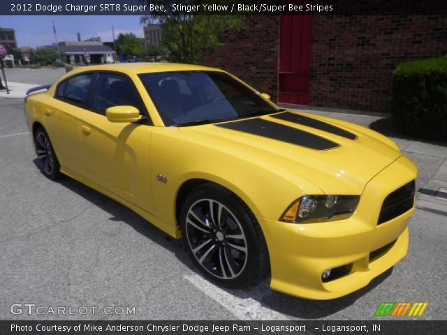 2012 Dodge Charger SRT8 Super Bee in Stinger Yellow