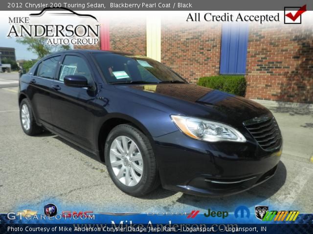 2012 Chrysler 200 Touring Sedan in Blackberry Pearl Coat