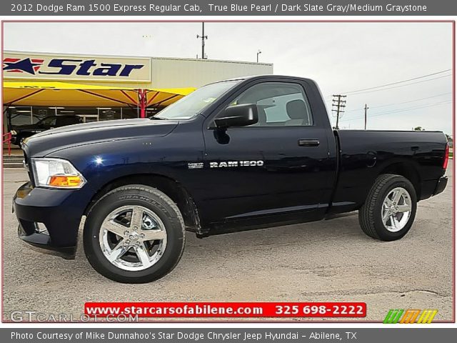 2012 Dodge Ram 1500 Express Regular Cab in True Blue Pearl