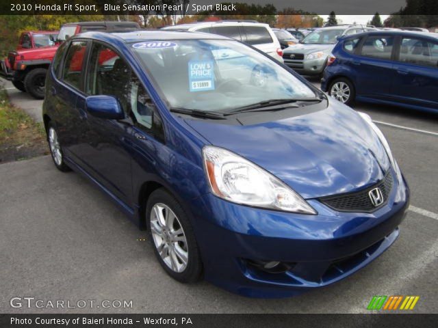 2010 Honda Fit Sport in Blue Sensation Pearl