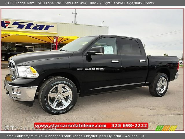 2012 Dodge Ram 1500 Lone Star Crew Cab 4x4 in Black