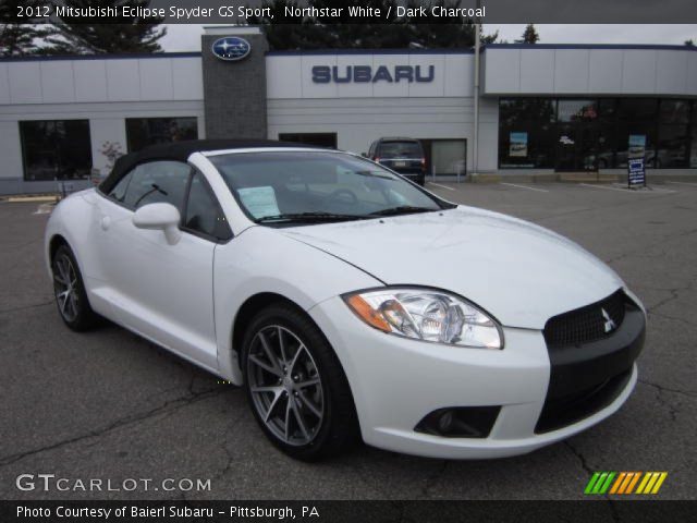2012 Mitsubishi Eclipse Spyder GS Sport in Northstar White