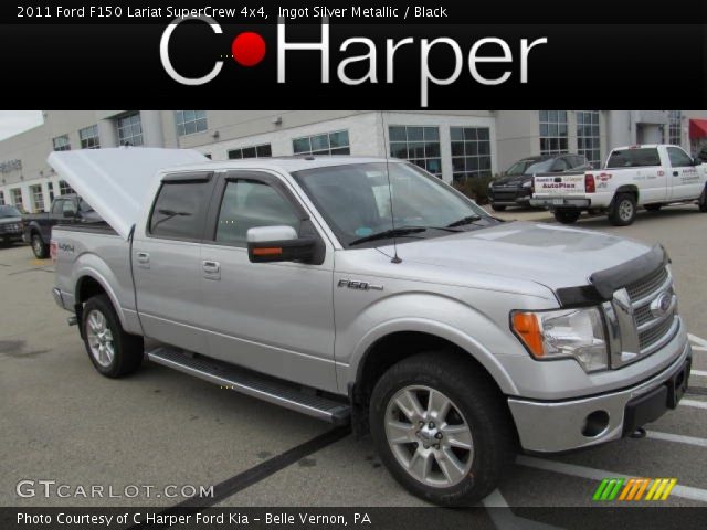 2011 Ford F150 Lariat SuperCrew 4x4 in Ingot Silver Metallic