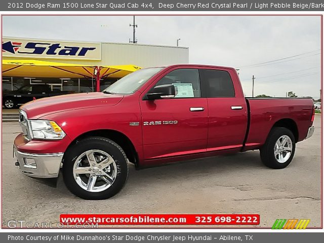 2012 Dodge Ram 1500 Lone Star Quad Cab 4x4 in Deep Cherry Red Crystal Pearl