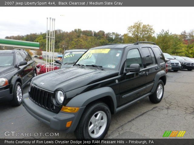 2007 Jeep Liberty Sport 4x4 in Black Clearcoat