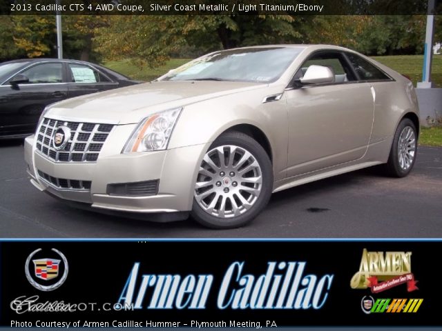 2013 Cadillac CTS 4 AWD Coupe in Silver Coast Metallic
