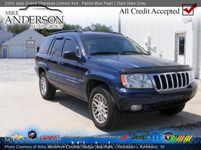 2003 Jeep Grand Cherokee Limited 4x4 in Patriot Blue Pearl