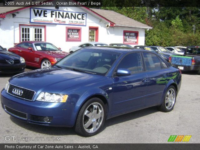 2005 Audi A4 1.8T Sedan in Ocean Blue Pearl