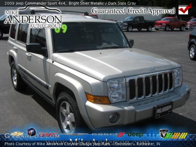 2009 Jeep Commander Sport 4x4 in Bright Silver Metallic